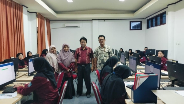 Pelaksanaan UTBK UKPPPG 2025 Program Studi PPG Bidang Stusiw Pendidikan Kimia Berlangsung Lancar, Dihadiri Dekan FKIP